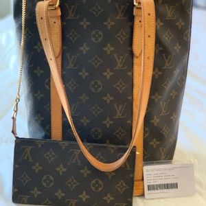 Vintage Louis Vuitton Bucket Bag with Pochette